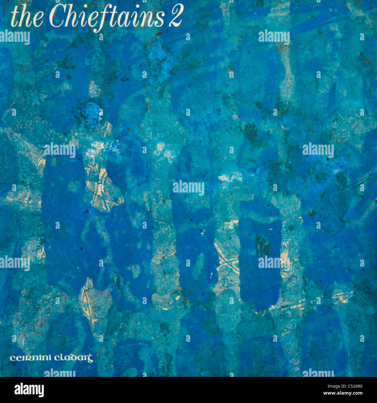Couverture de l'album vinyle Chieftains 2 par les Chieftains 1969 parution sur Claddagh Records Banque D'Images