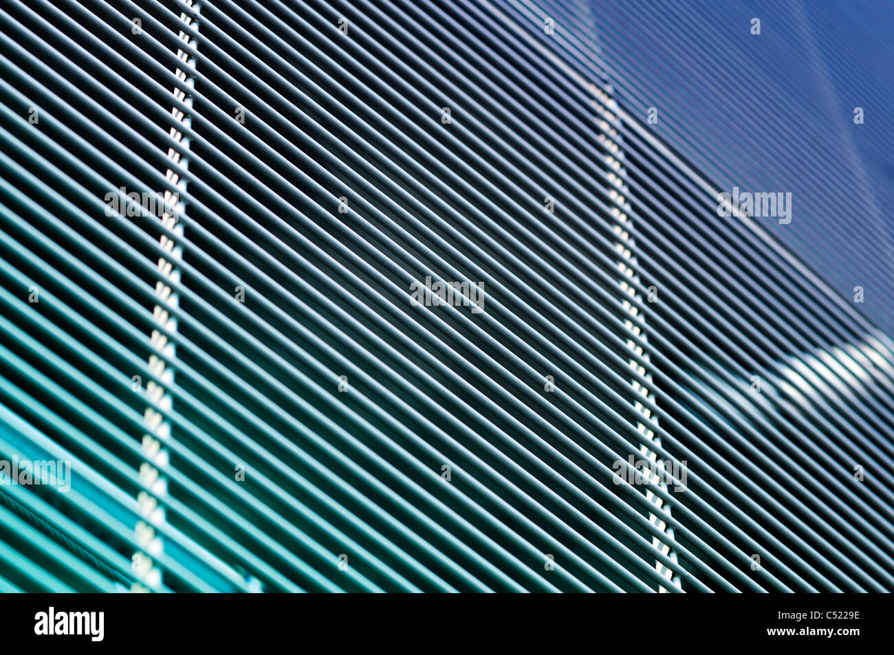 Formes abstraites à partir d'un bâtiment moderne. Banque D'Images