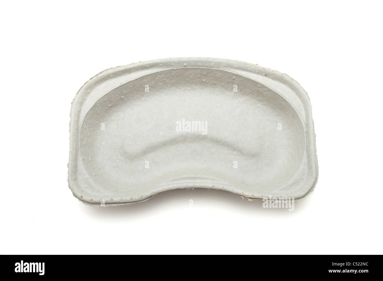 Le papier mâché bol médical également connu sous le nom d'un rein un bol. Banque D'Images