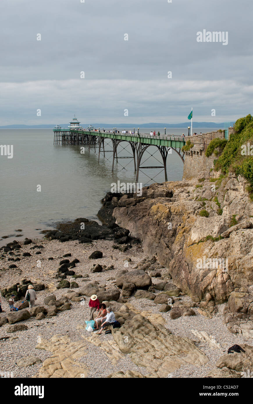 Clevedon Pier, Somerset, UK Banque D'Images