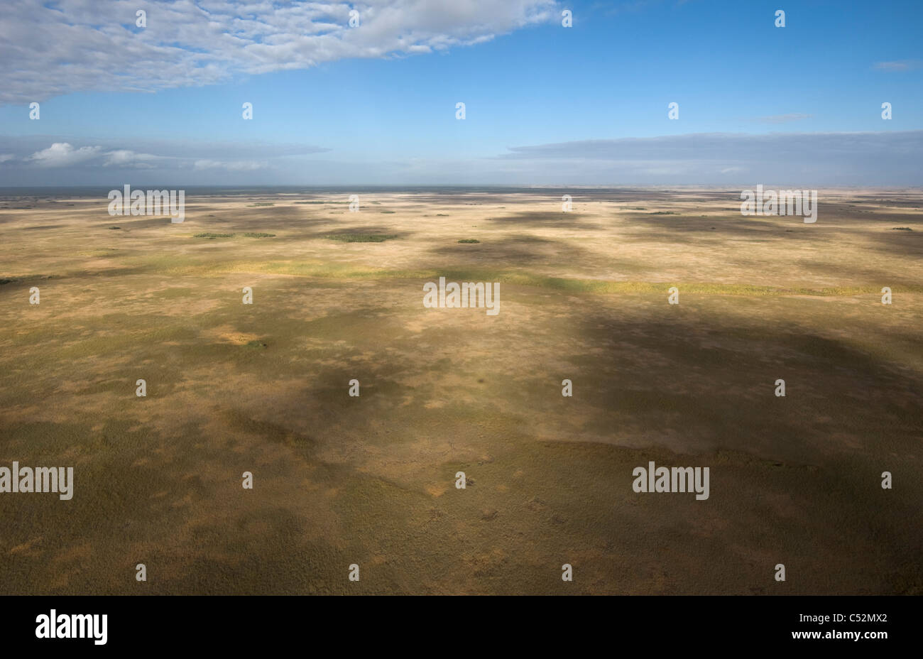 Le Parc National des Everglades de Floride FL paysage panoramique aérienne Banque D'Images