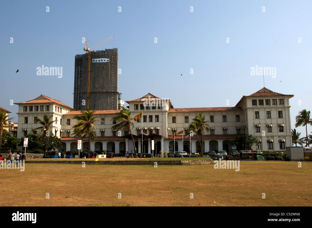 Galle Face Hotel Galle Face Green Colombo Sri Lanka Banque D'Images