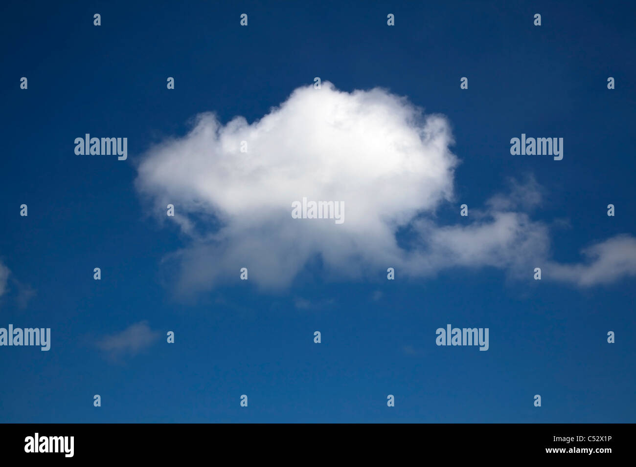 Un seul nuage Banque D'Images