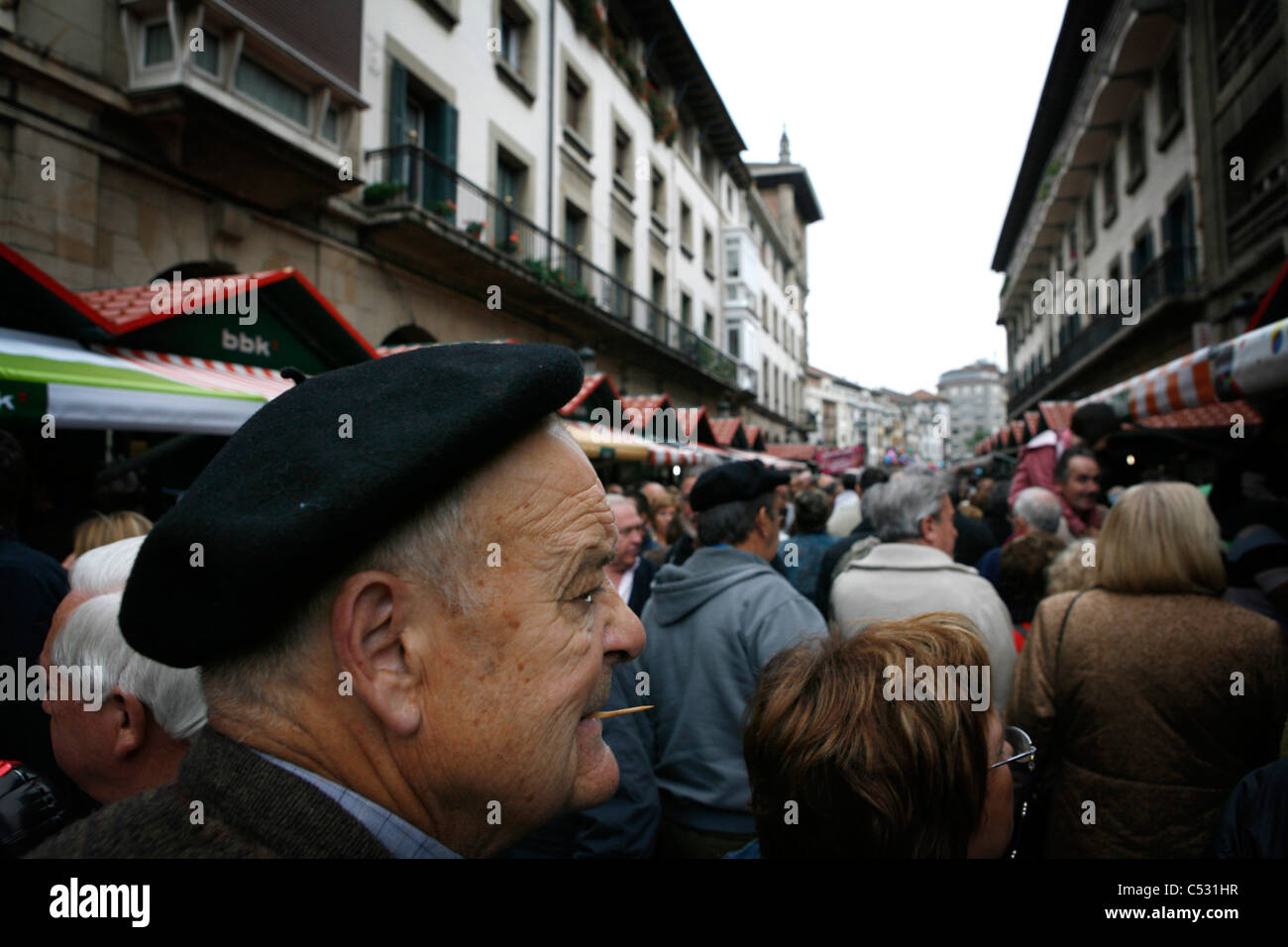Gernika Festival, Pays Basque Espagne. Banque D'Images
