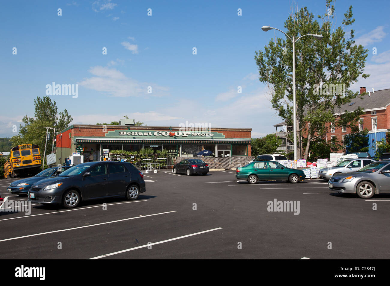 La Co-op à Belfast Belfast, Maine Banque D'Images