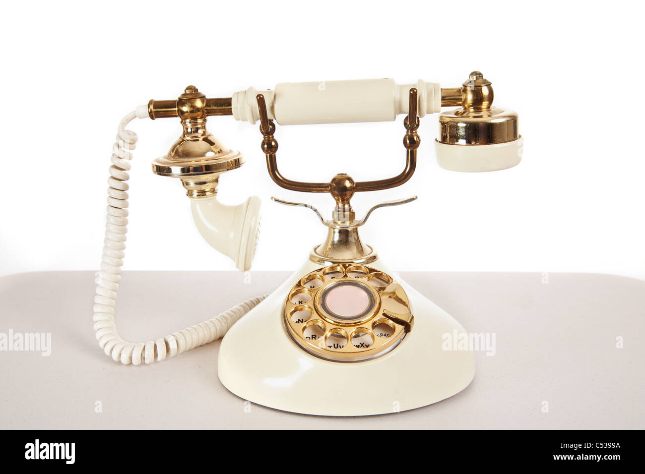 Old fashioned Princess style phone Banque D'Images