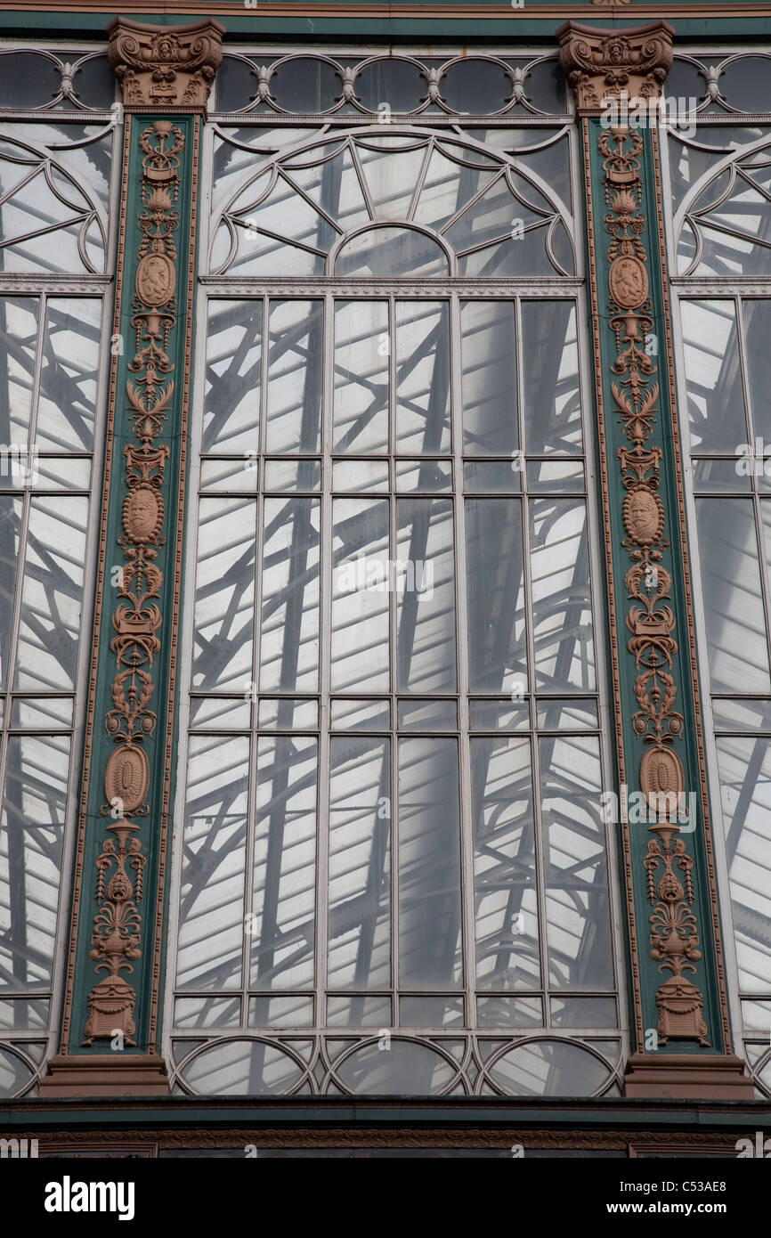 La façade extérieure de la gare centrale de Glasgow, Ecosse Banque D'Images