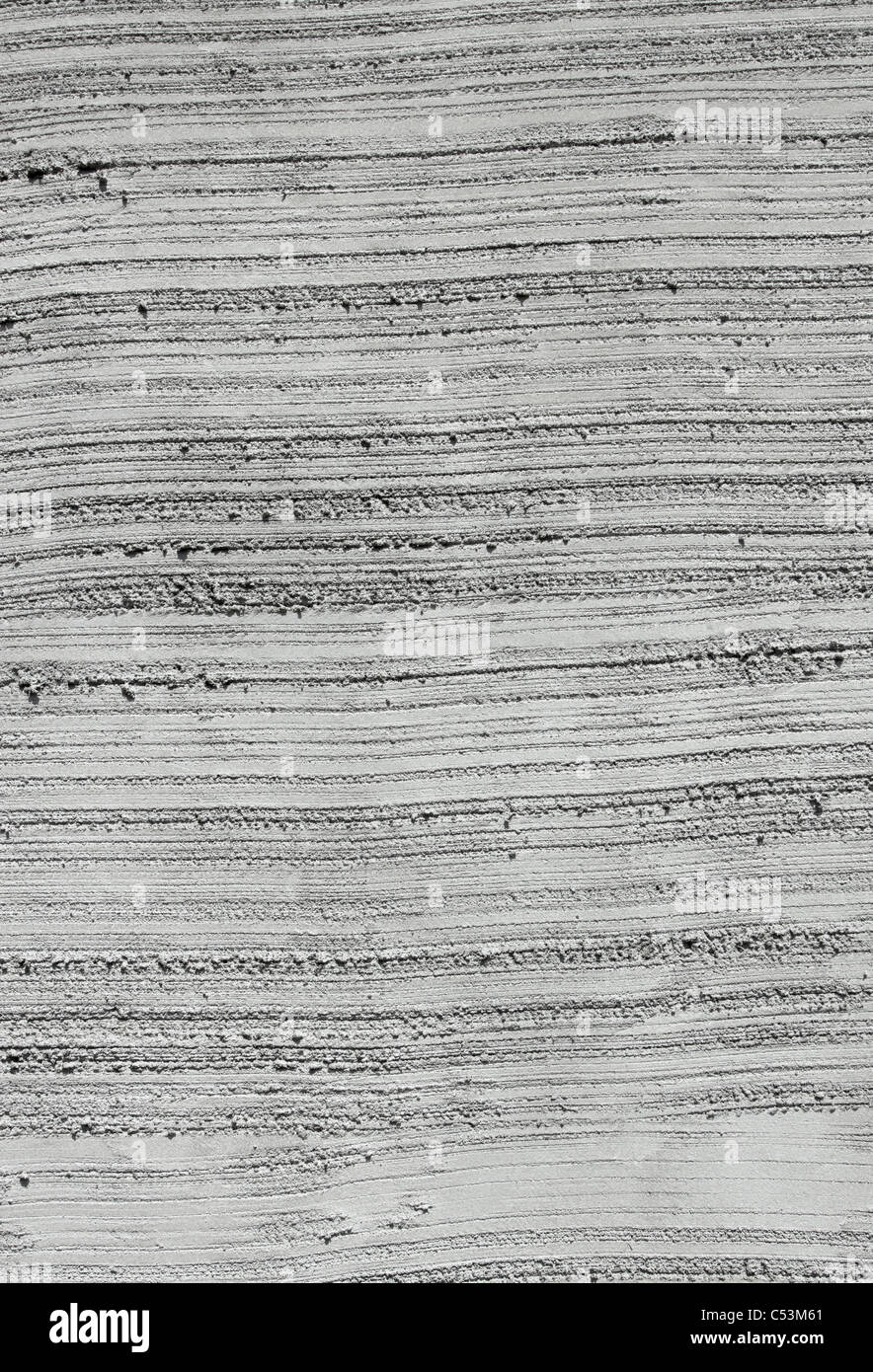 Ciment Béton Gris lignes texture close up. Banque D'Images