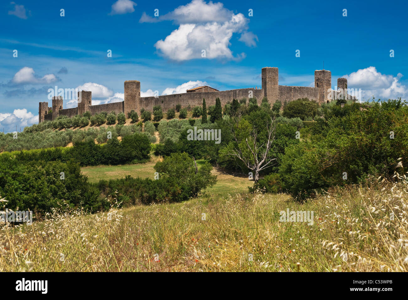 Monteriggioni, Italie | Monteriggioni, Italie Banque D'Images