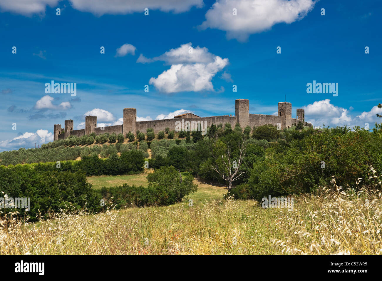 Monteriggioni, Italie | Monteriggioni, Italie Banque D'Images