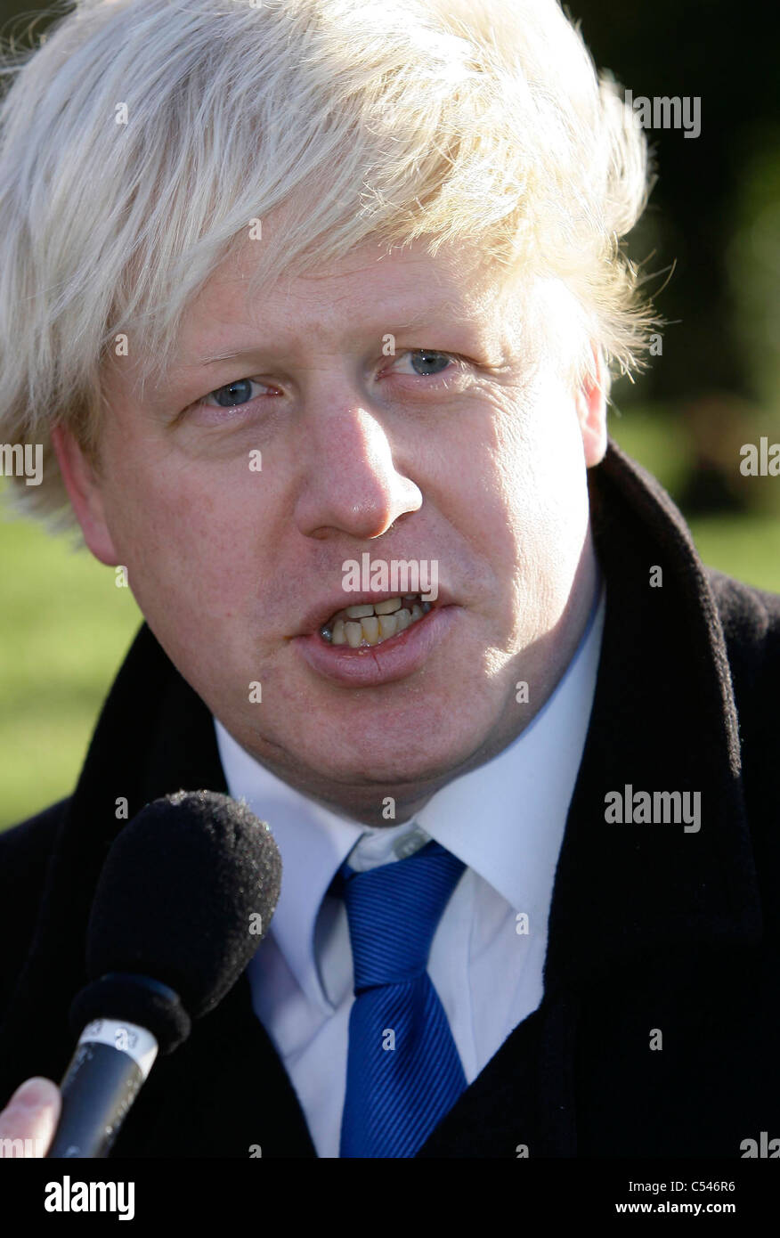 Le maire de Londres Boris Johnson. Photo par James Boardman. Banque D'Images