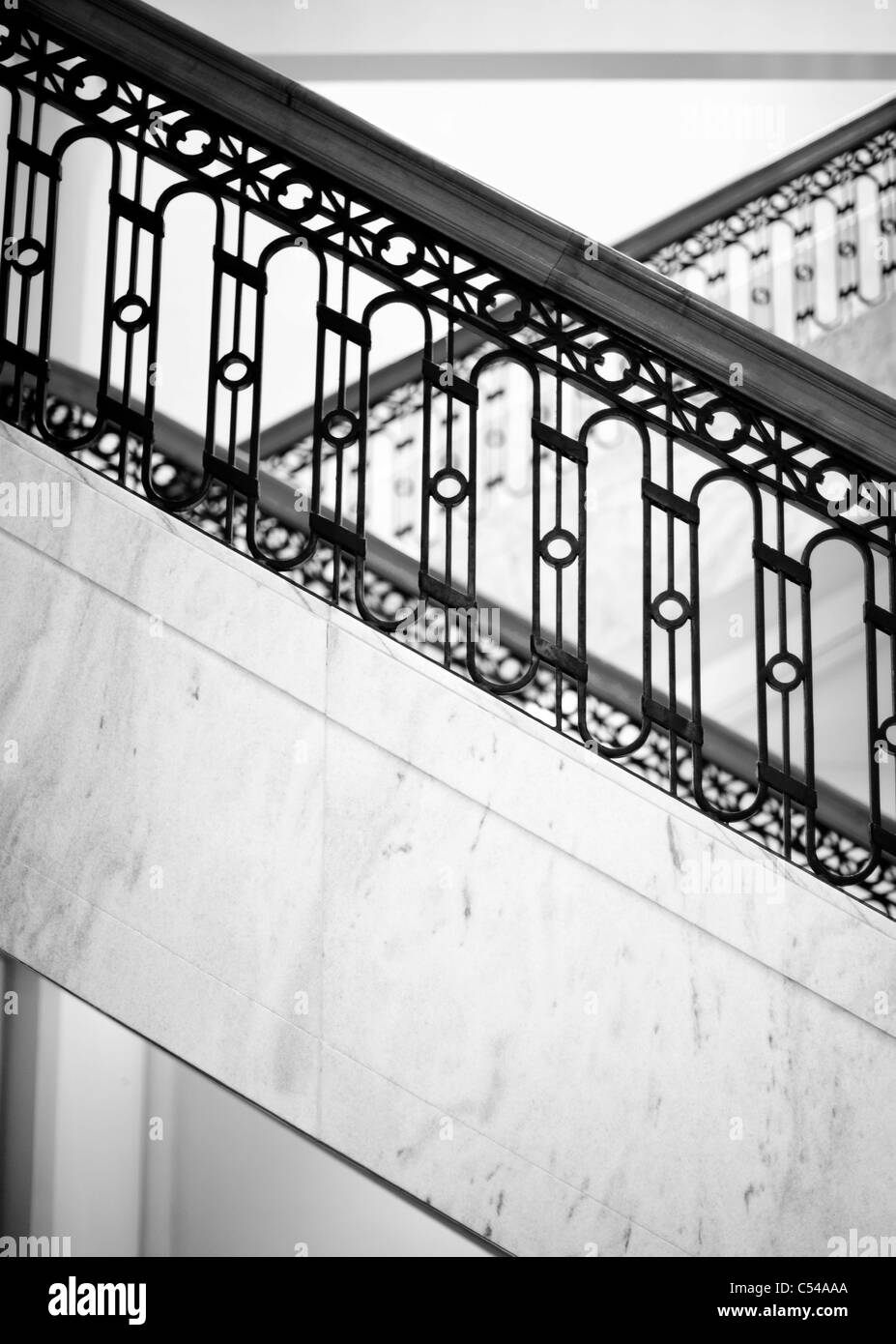 Escalier du palais de justice Banque D'Images