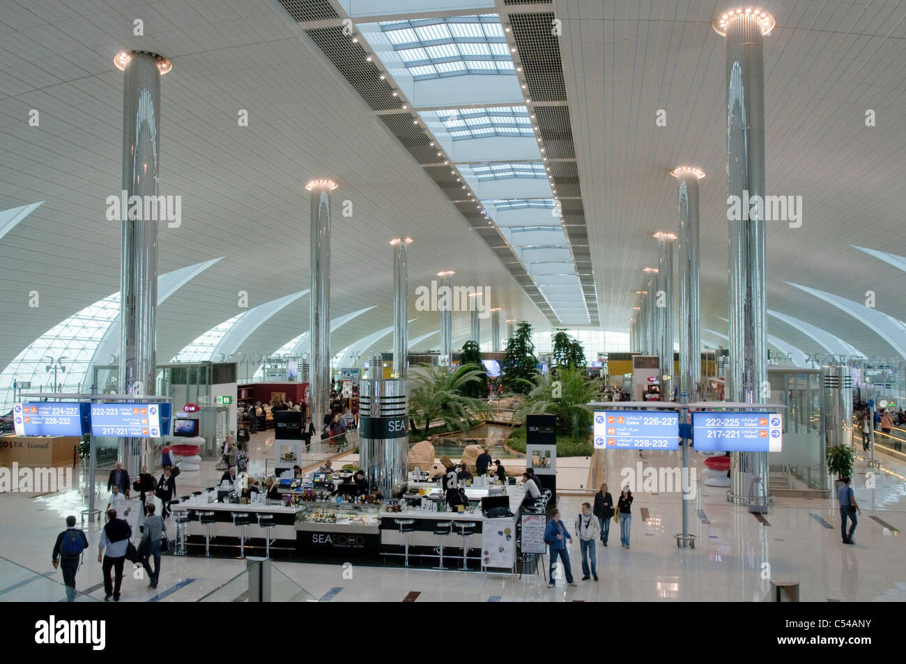 L'Aéroport International de Dubaï, Terminal 3, exclusivement pour Emirates Airlines, Dubaï