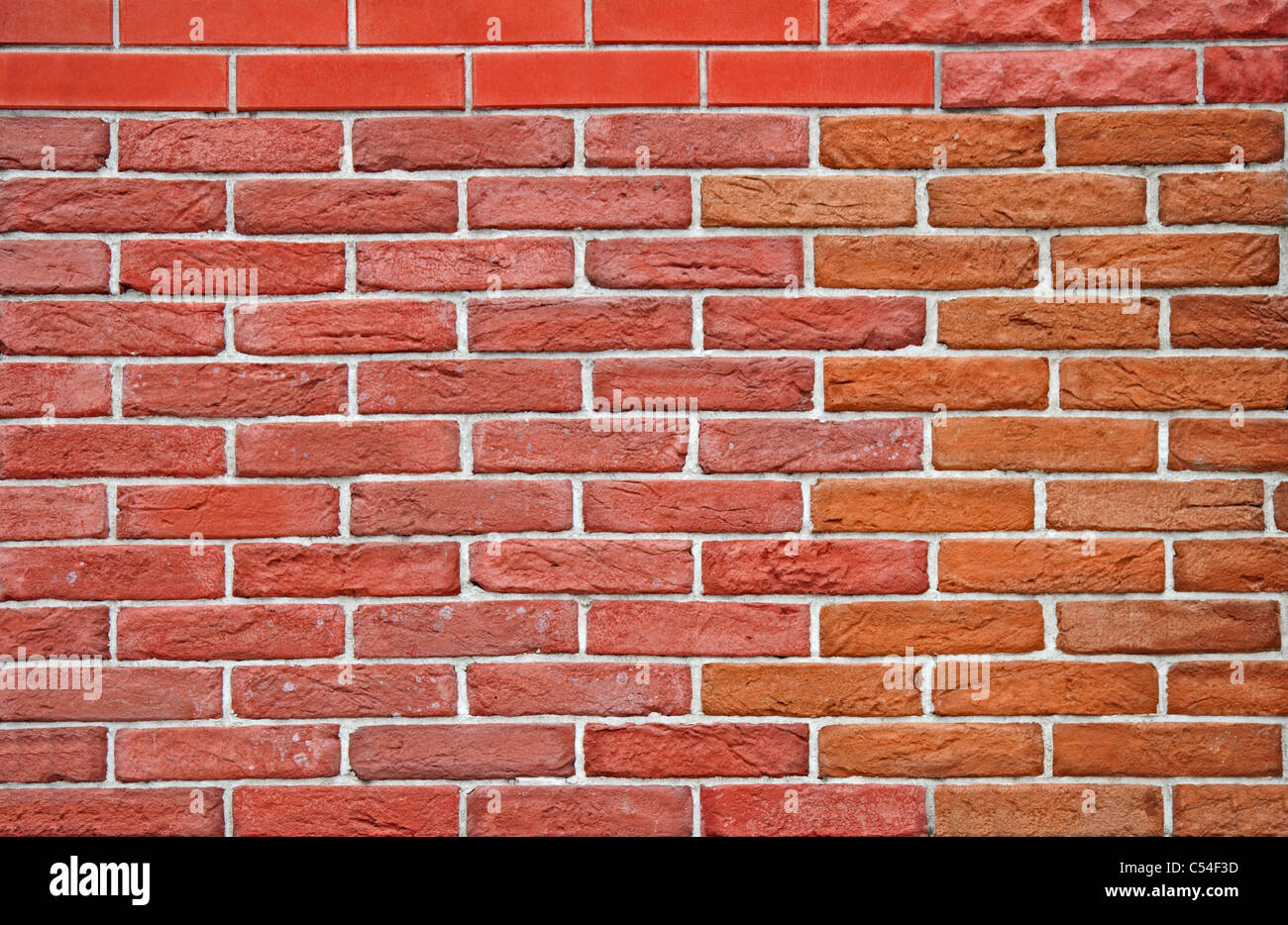 Arrière-plan de mur de briques. Texture naturelle Banque D'Images