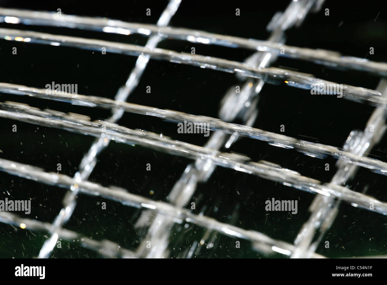 Jets d'eau faire vérifié. Banque D'Images