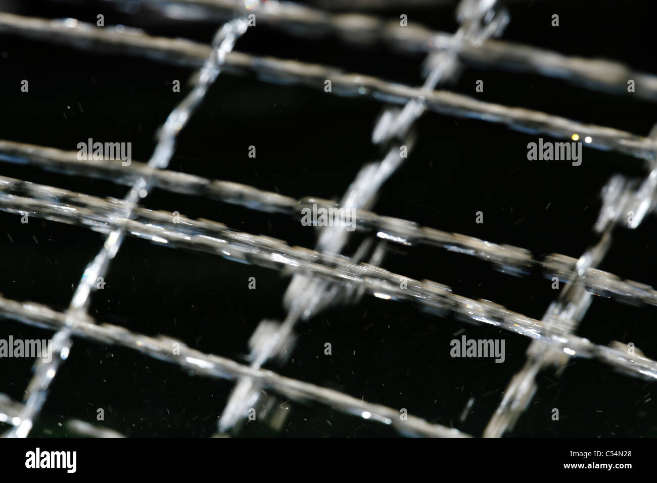 Jets d'eau faire vérifié. Banque D'Images