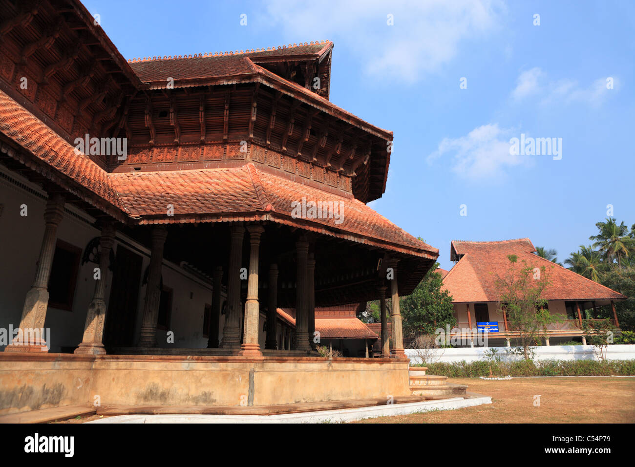 Puthen Malika Palace- Kuthira Malika (hôtel particulier de chevaux) Banque D'Images