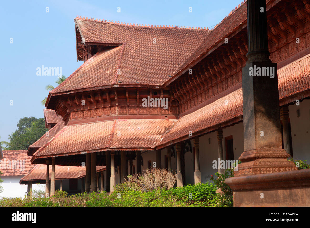 Puthen Malika Palace- Kuthira Malika (hôtel particulier de chevaux) Banque D'Images