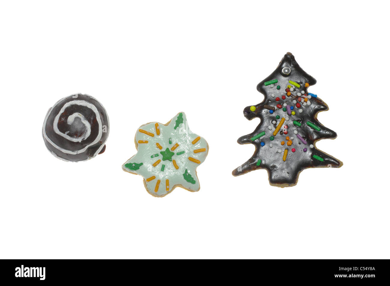 Animaux domestiques Les biscuits de Noël. Banque D'Images