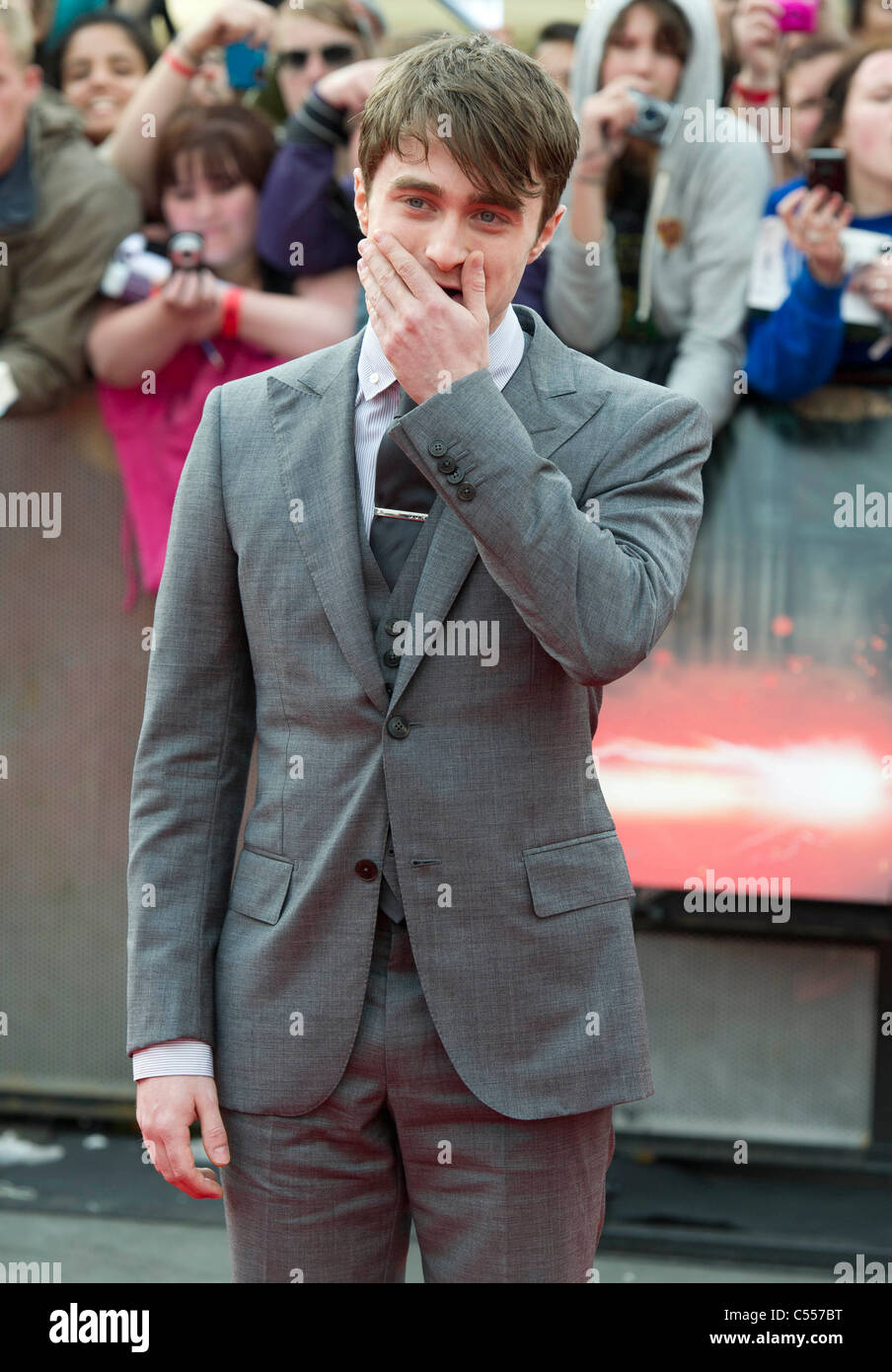 Daniel Radcliffe Harry Potter and the Deathly Hallows Part 2 Banque D'Images