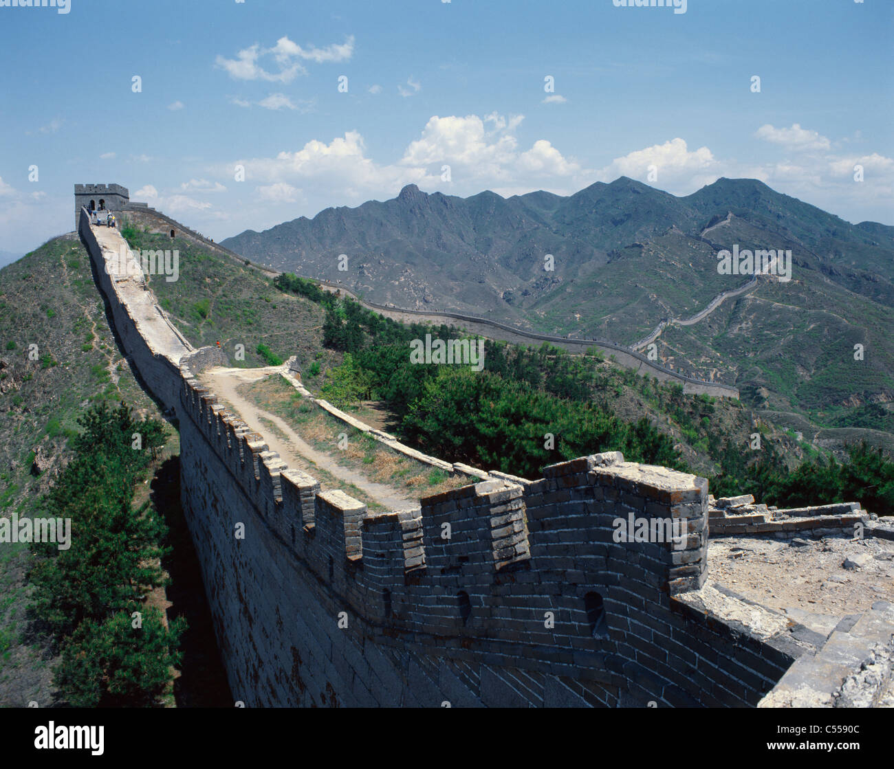 La Chine, Grande Muraille de Chine Banque D'Images