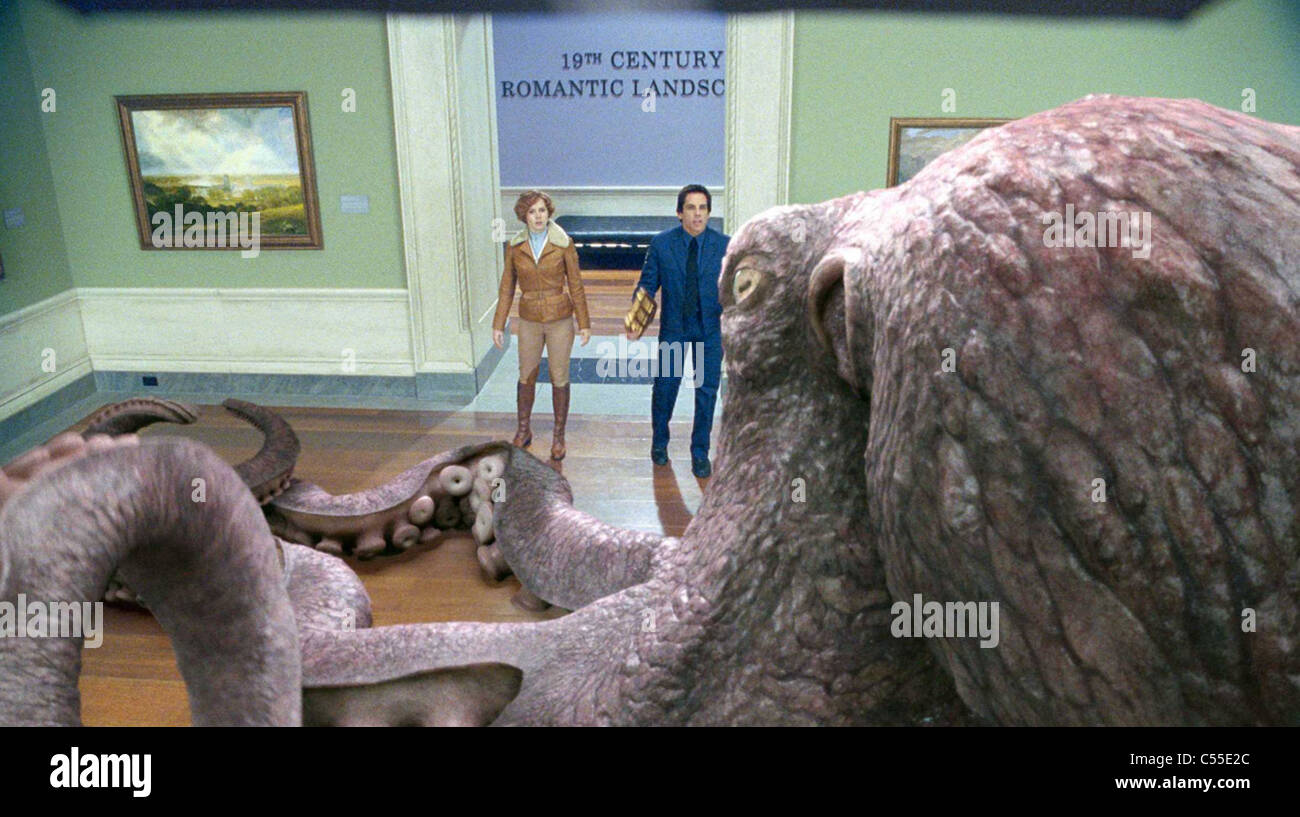 La NUIT AU MUSÉE 2 : LA BATAILLE DU SMITHSONIAN 2009 TCF FILM avec Ben Stiller et Amy Adams Banque D'Images