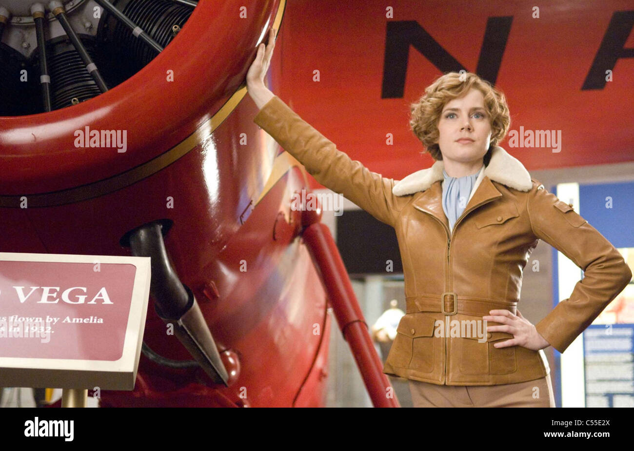 La NUIT AU MUSÉE 2 : LA BATAILLE DU SMITHSONIAN FILM TCF 2009 avec Amy Adams comme Amelia Earhart Banque D'Images