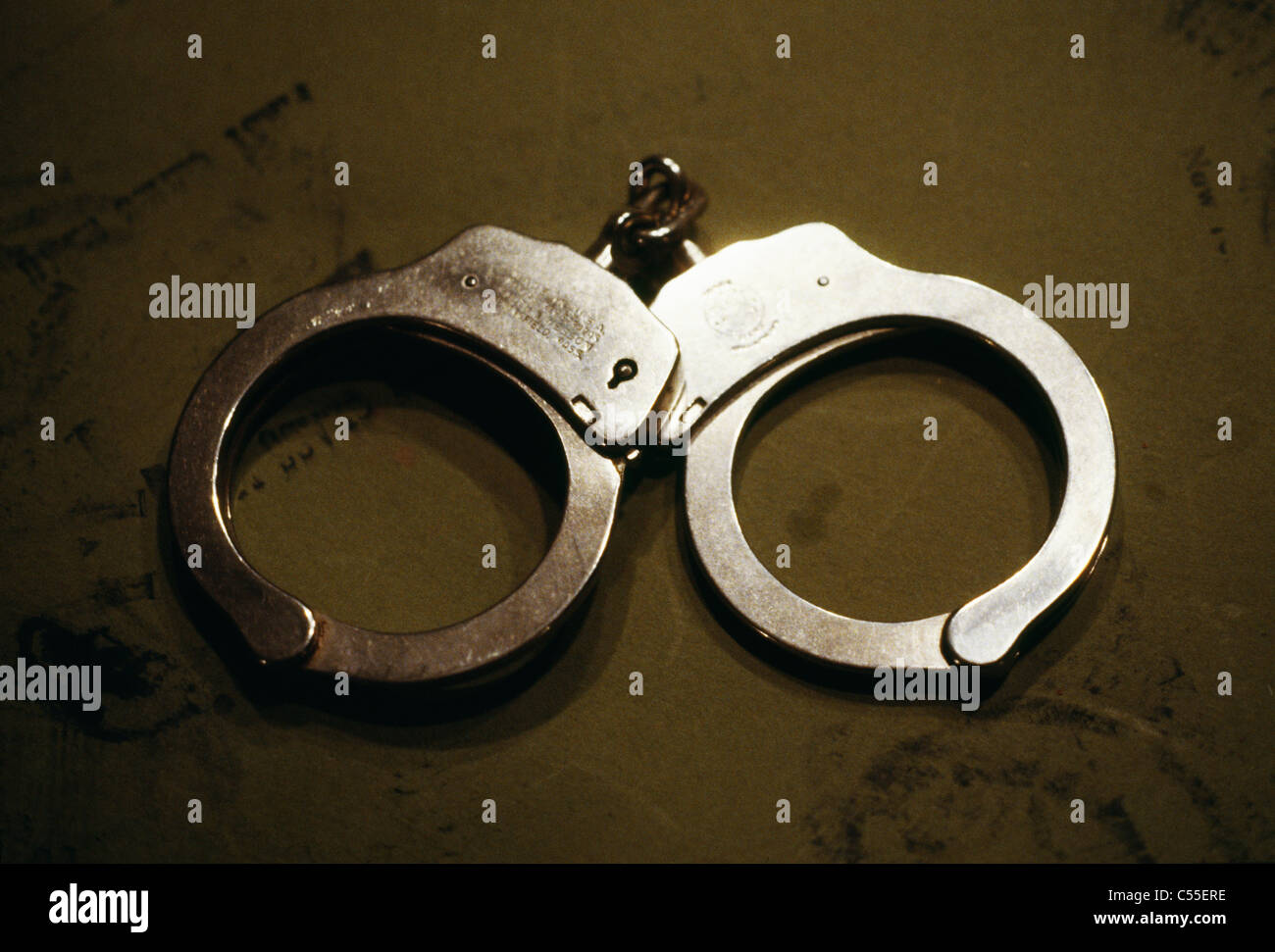 Menottes Banque D'Images