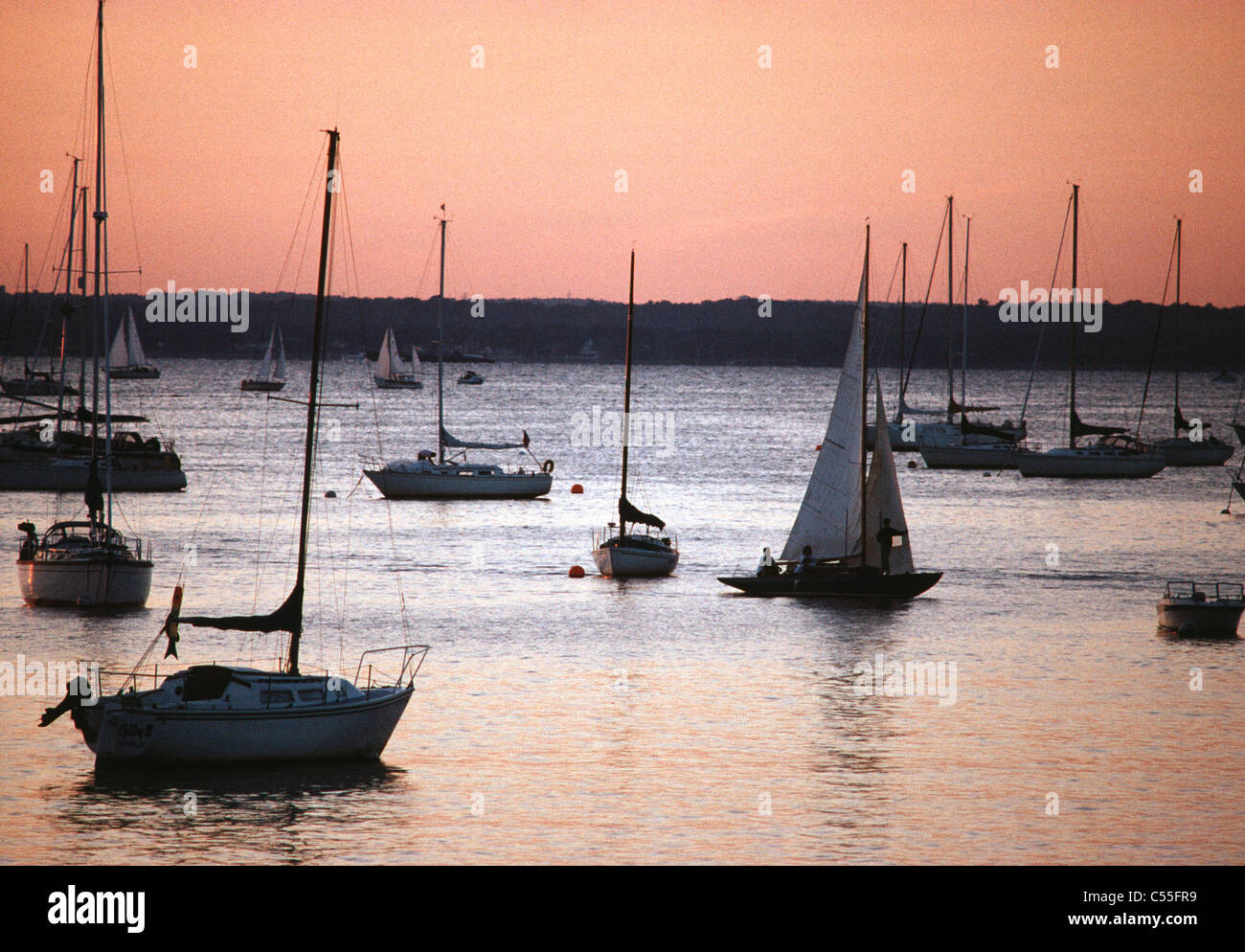 Hempstead Harbour Long Island New York USA Banque D'Images