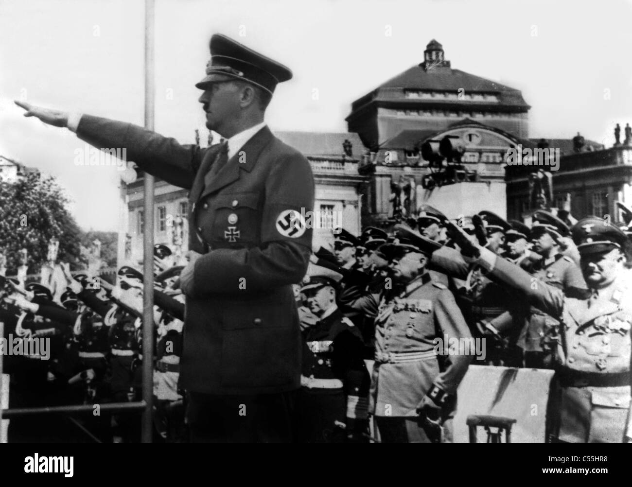 ADOLF HITLER FÜHRER DE L'ALLEMAGNE LEADER NAZI 07 Juin 1940 Banque D'Images