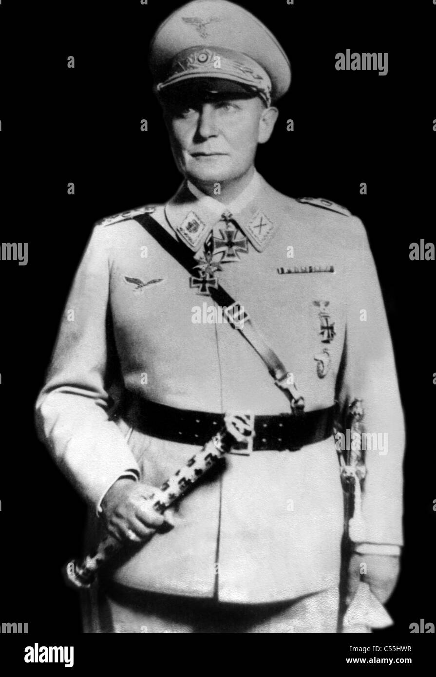 SENIOR OFFICER NAZI Hermann Goering 01 Mai 1940 Banque D'Images