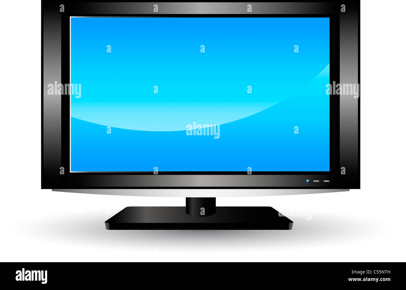 Téléviseur LCD générique Banque D'Images