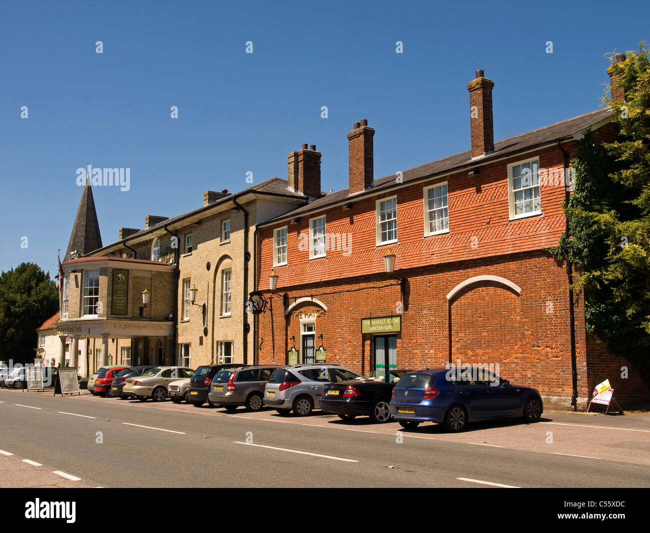 Le Grosvenor Hotel Stockbridge Hampshire England UK Banque D'Images