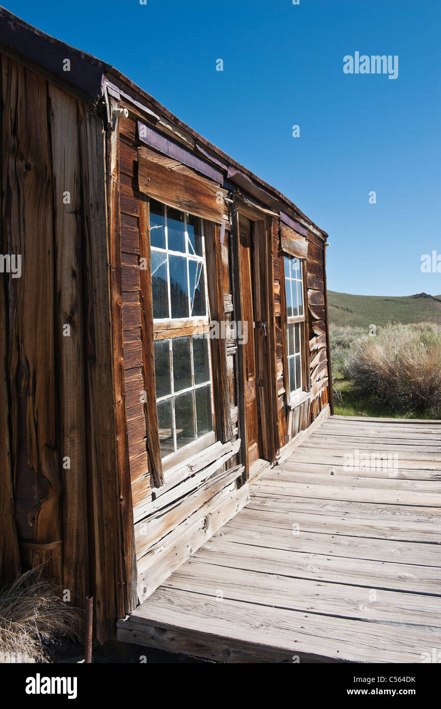 Bâtiments abandonnés à Bodie State Historic Park, California, USA Banque D'Images