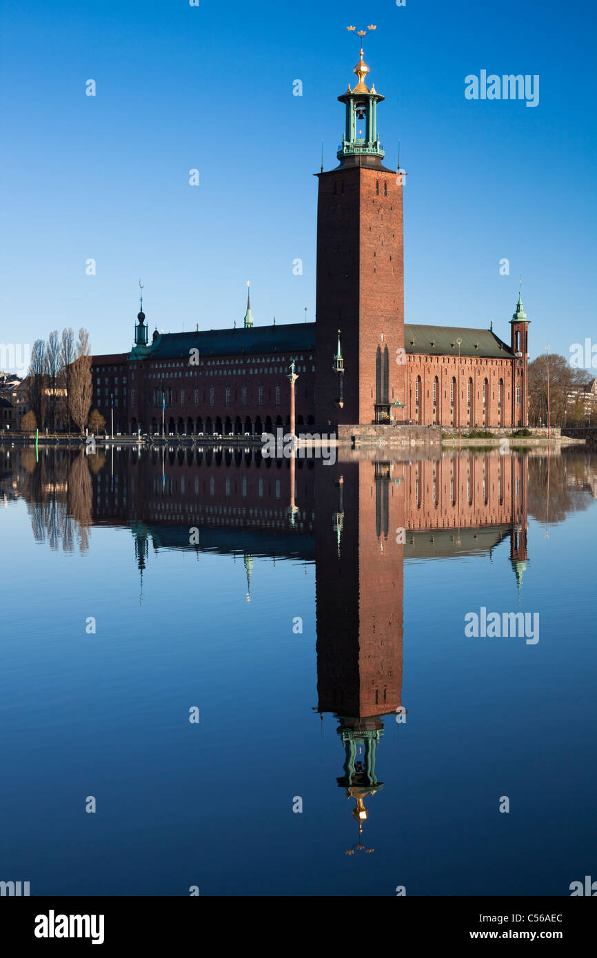 L'hôtel de ville de Stockholm de Riddarholmen Banque D'Images