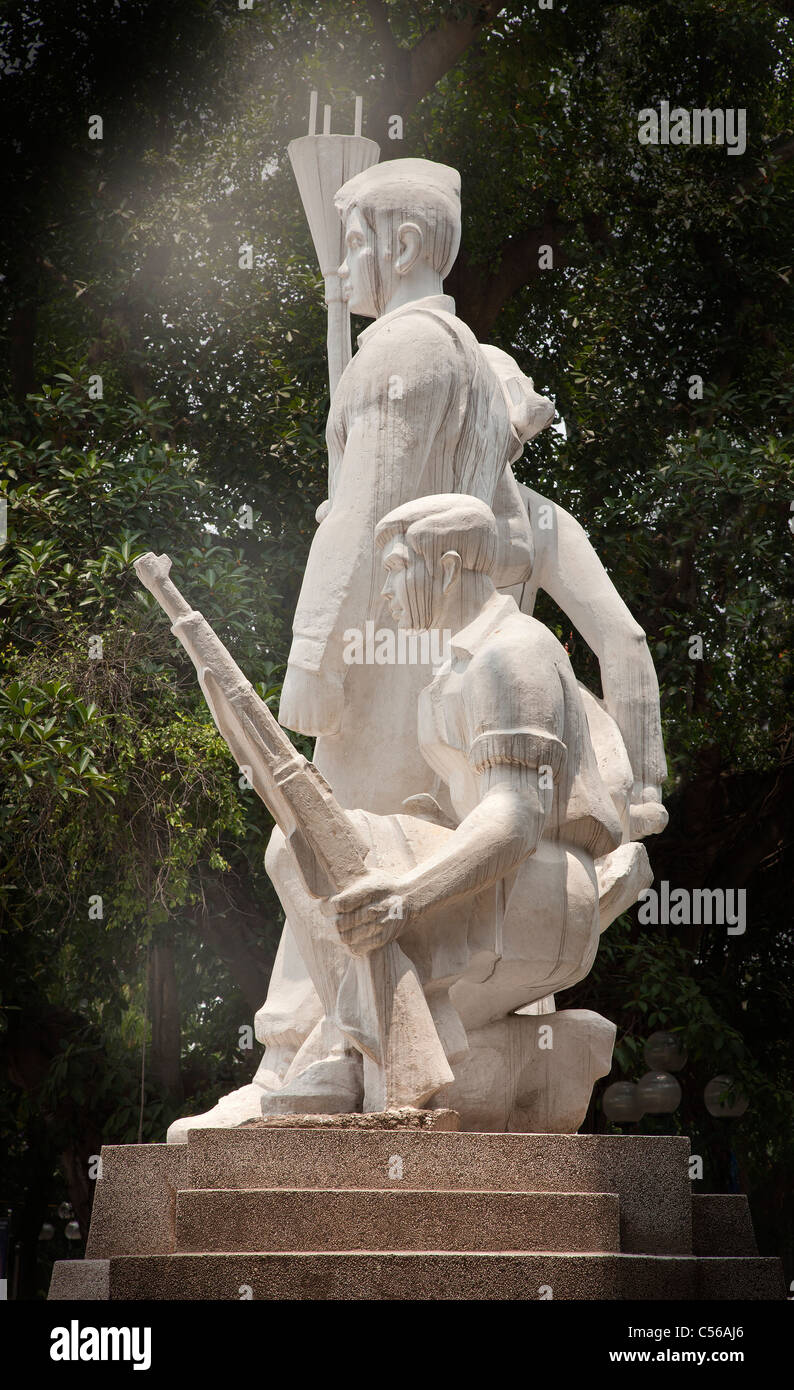 Le monument commémoratif des Martyrs d'Hanoi, Vietnam Banque D'Images