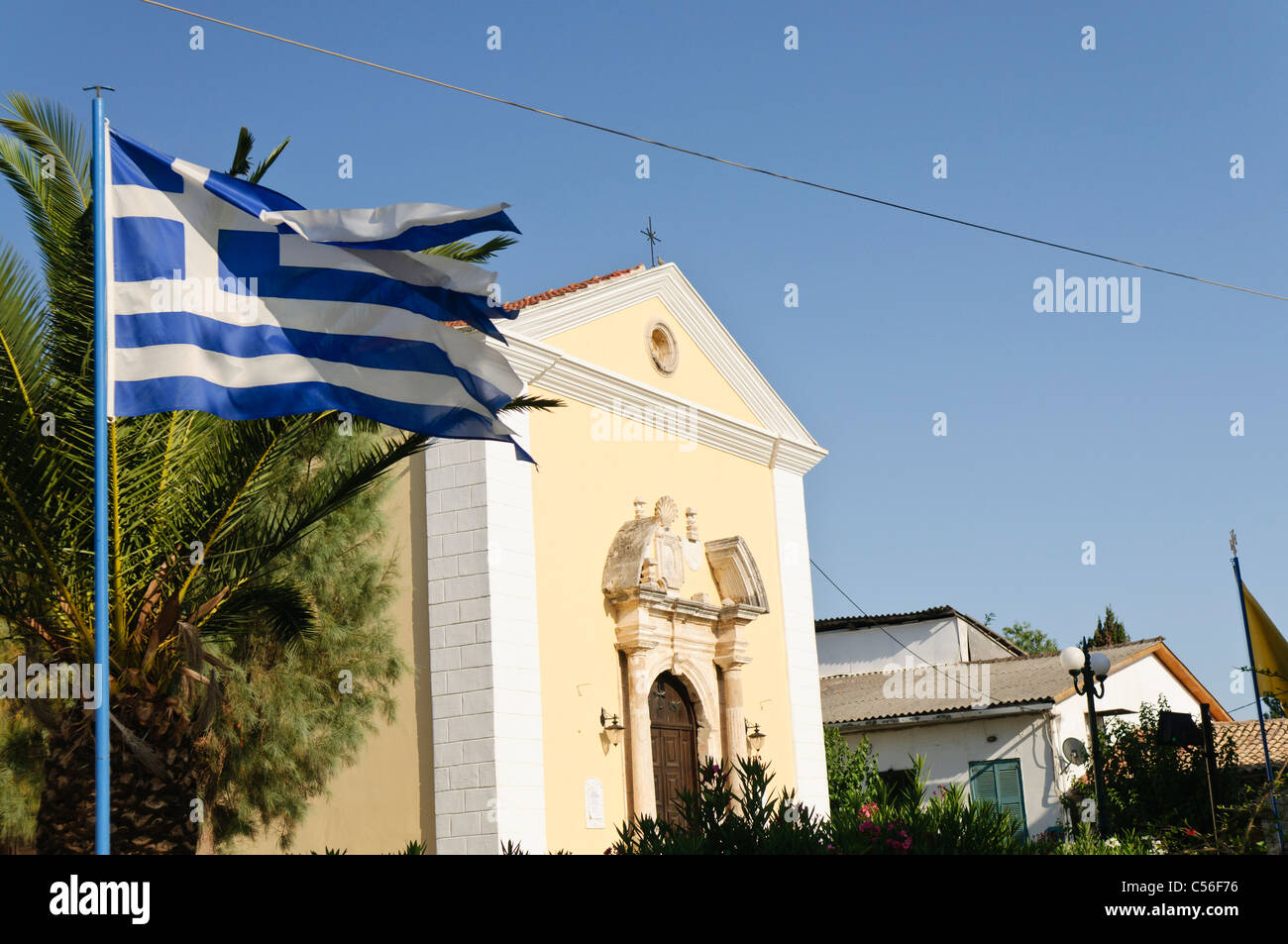Drapeau Grec Orthodoxe Banque D'images Vectorielles - Alamy
