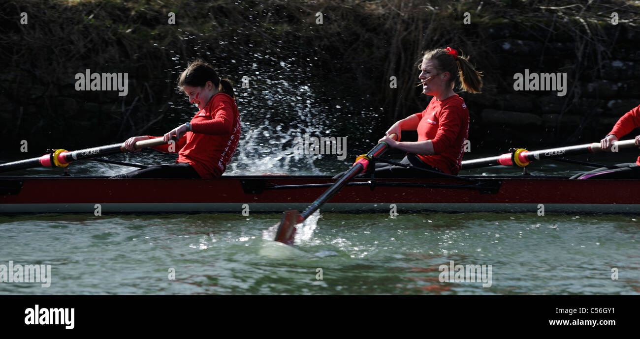 Oxford University boat race Banque D'Images