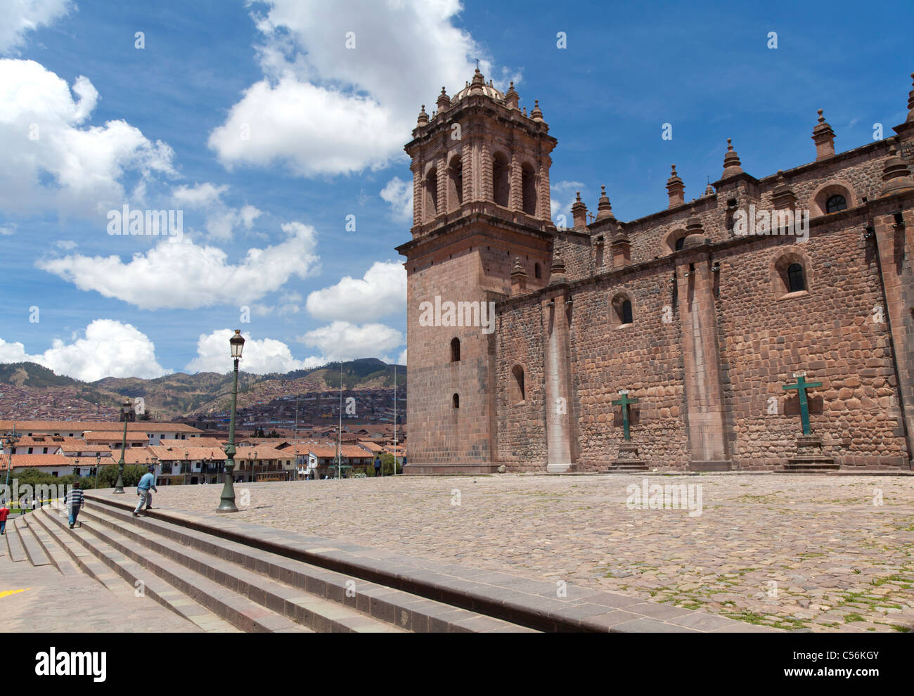 Cathédrale de Saint-Domingue, également connu sous le nom de Cusco Cathedral Banque D'Images
