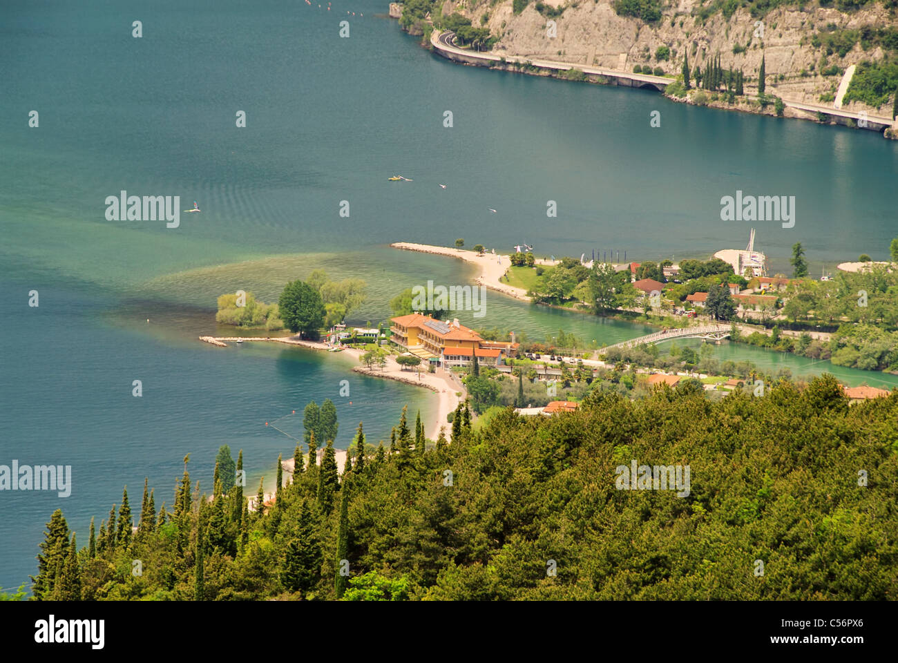 Gardasee Nago-Torbole - Lac de Garde Riva Del Garda 03 Banque D'Images