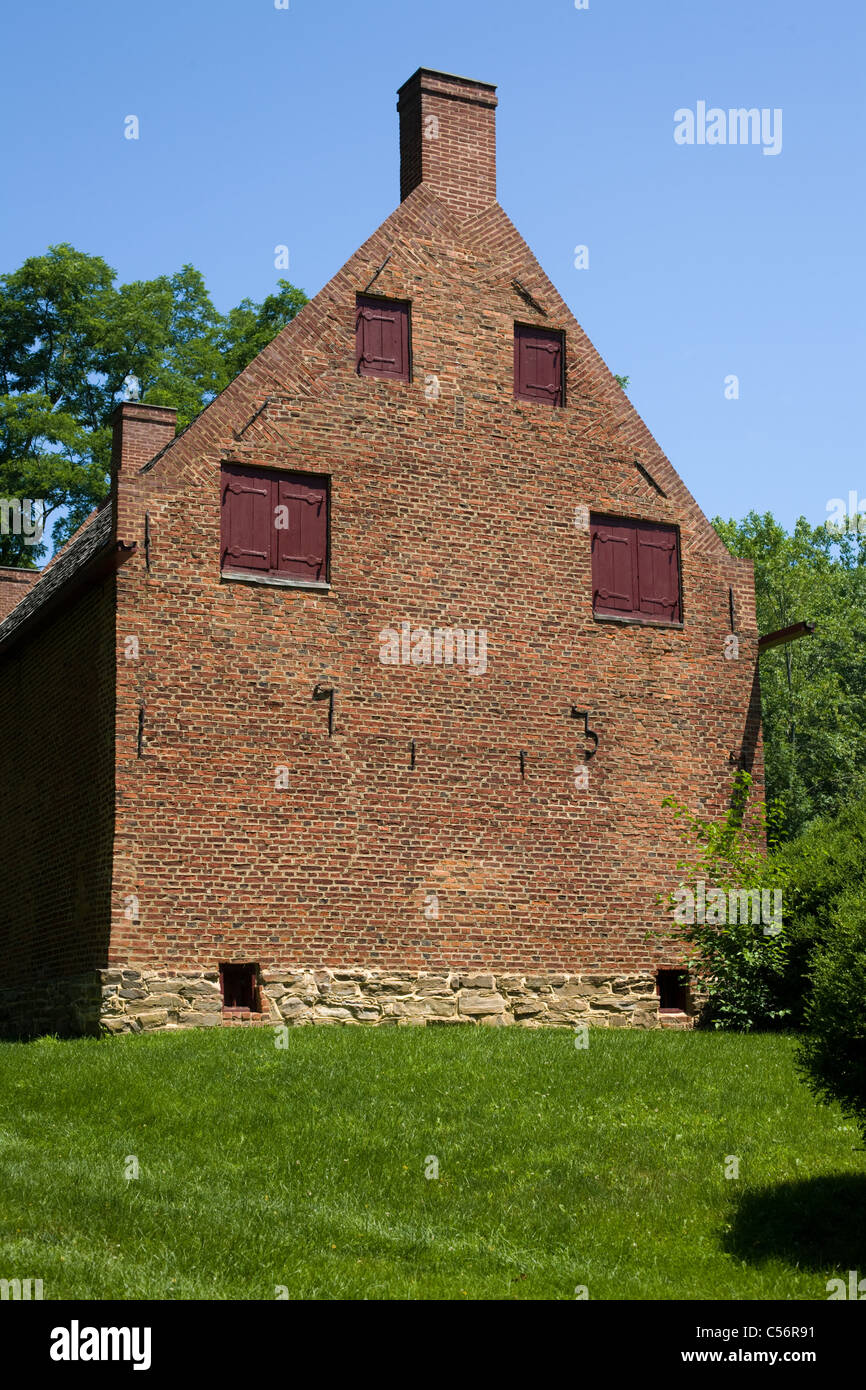 Van Alen House 1737 Lukyas, néerlandais ferme, monument historique, Kinderhook, comté de Columbia, New York State Banque D'Images