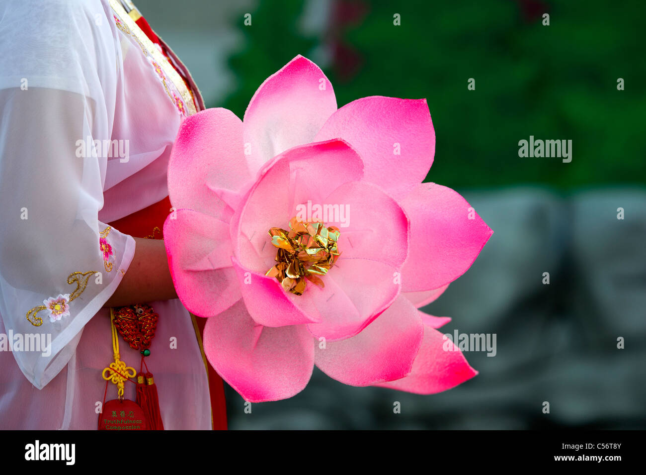 Fleur De Lotus Artificiel Banque Dimages Photo Stock