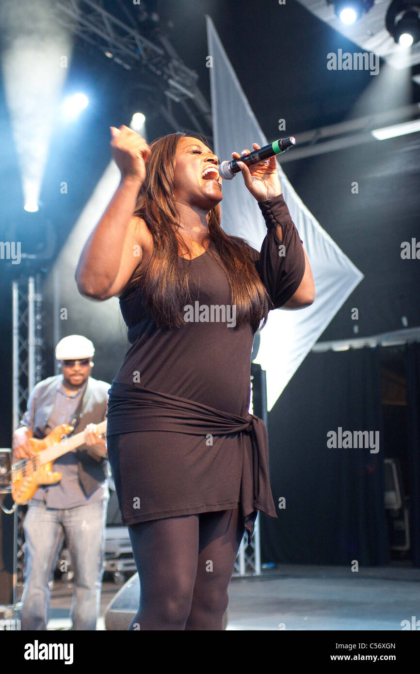 Mica Paris concert au Festival Henley Banque D'Images