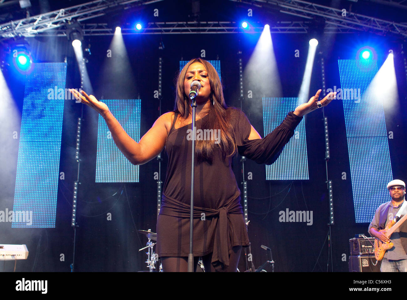 Mica Paris concert au Festival Henley Banque D'Images