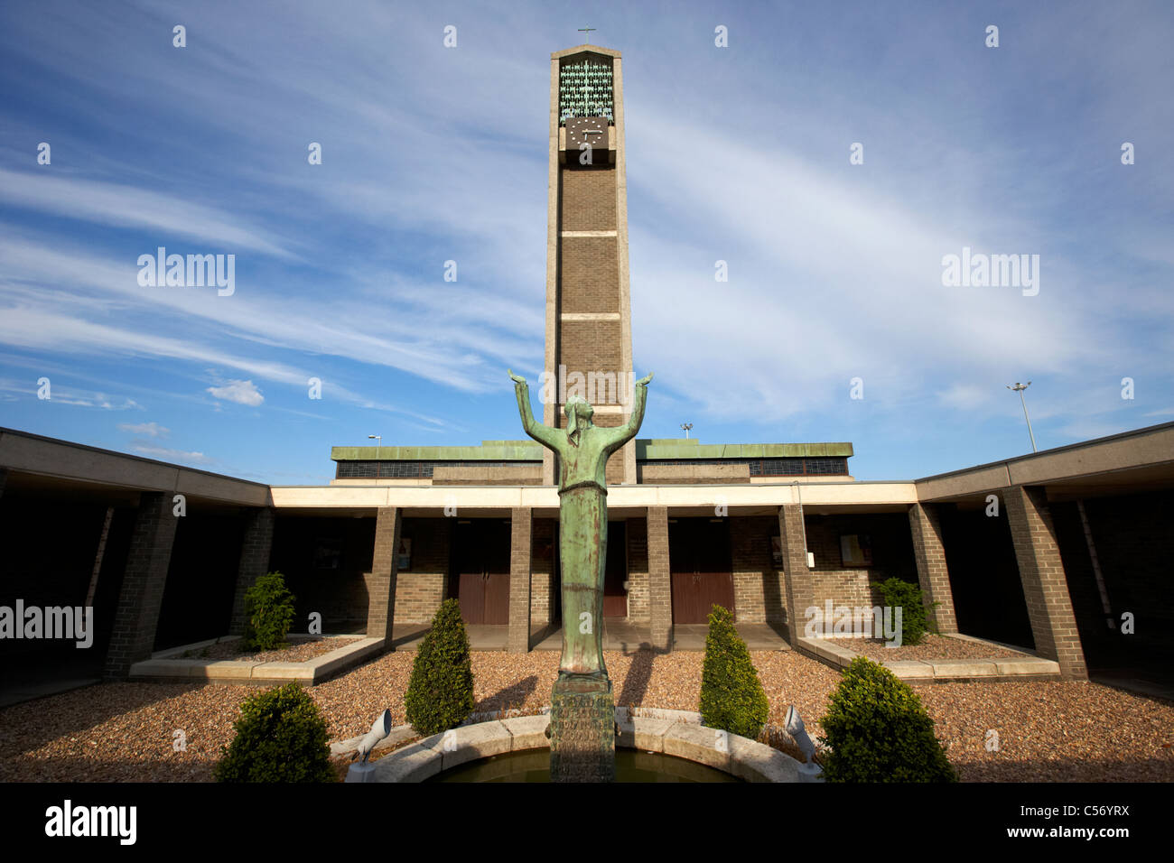 Notre dame reine du ciel de l'église catholique à l'aéroport de Dublin République d'irlande europe Banque D'Images