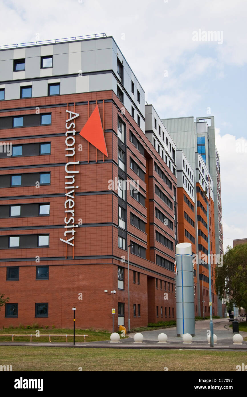 L'université d'Aston à Birmingham Banque D'Images