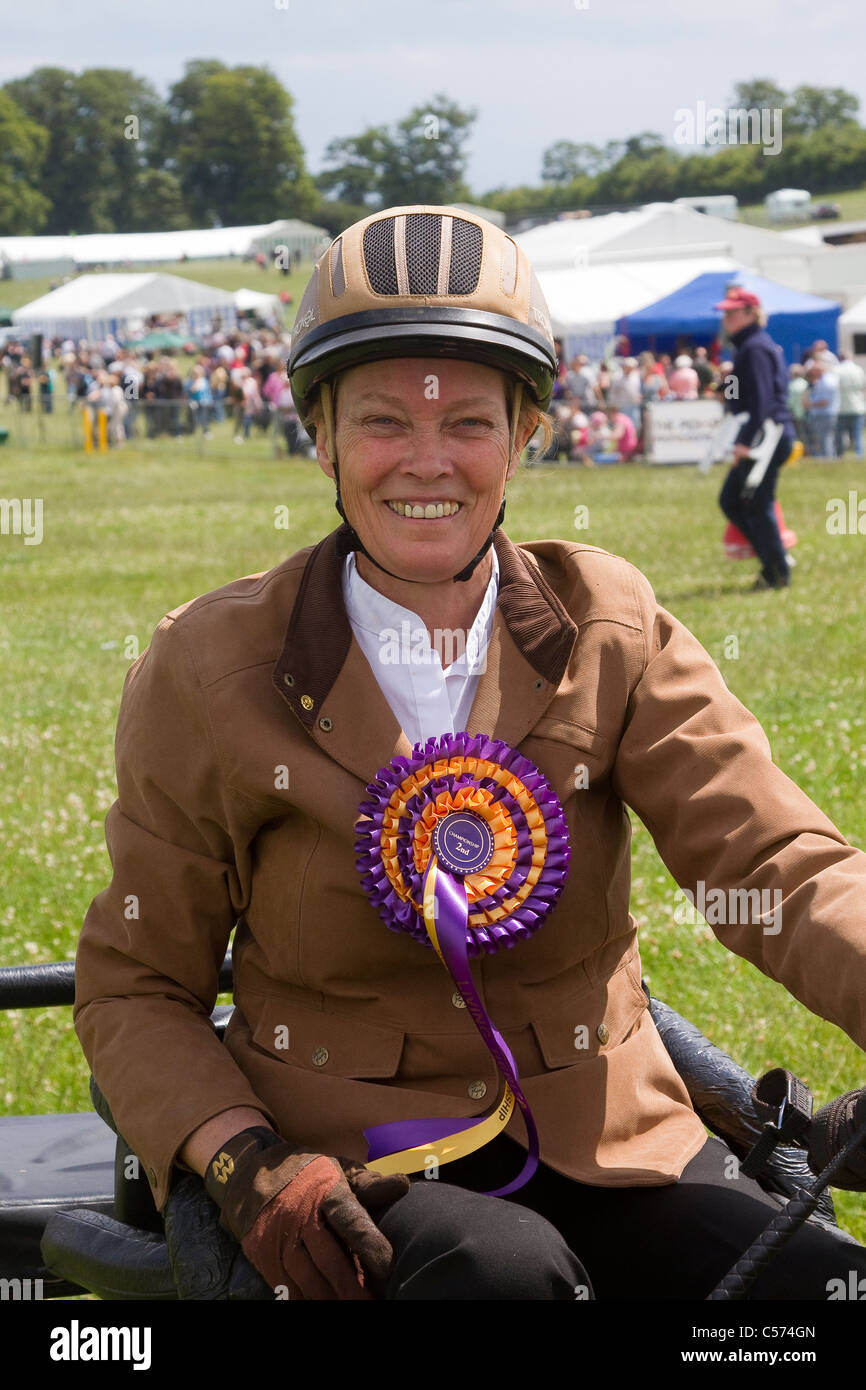 Gagnante du prix   concurrents à Raby Castle Game & Country Fair, Staindrop, Durham, UK Banque D'Images