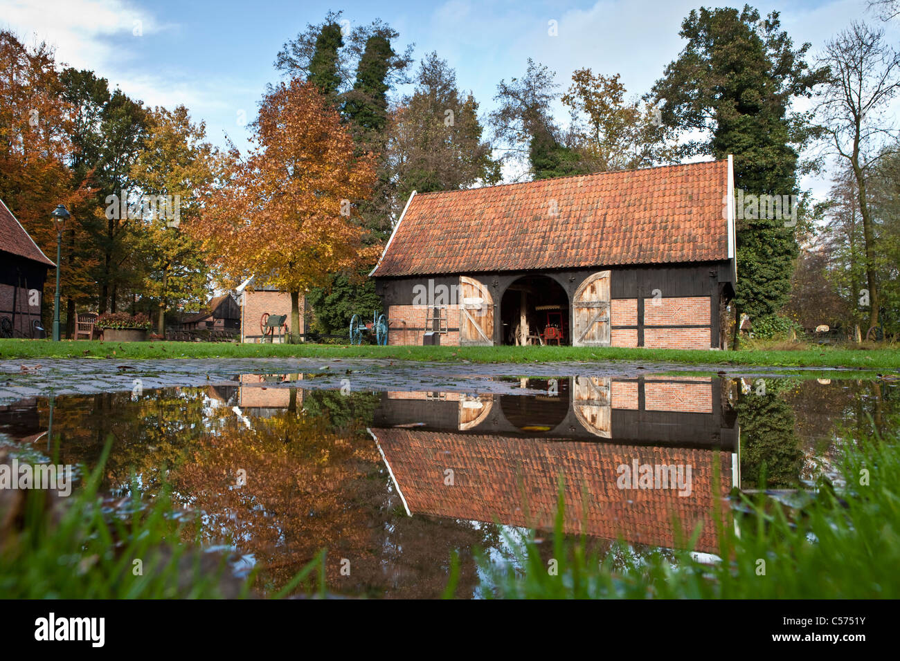 Les Pays-Bas, Ootmarsum, Musée historique en plein air. Banque D'Images