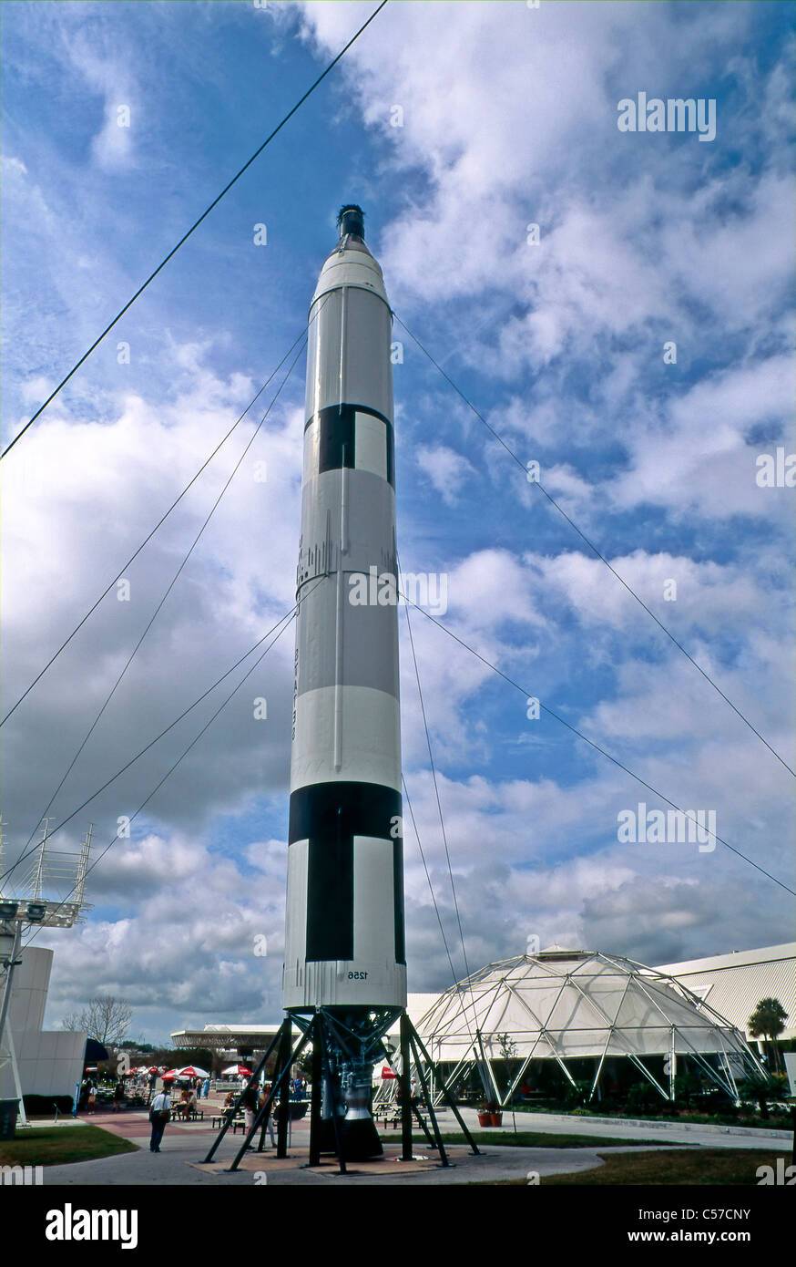 Kennedy Space Center Cape Canaveral Florida États-Unis. Véhicule spatial Gemini-Titan II. Banque D'Images