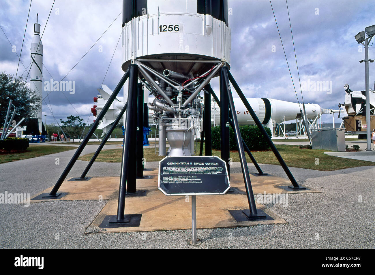 Kennedy Space Center Cape Canaveral Florida États-Unis. Véhicule spatial Gemini-Titan II. c. 1997. Banque D'Images